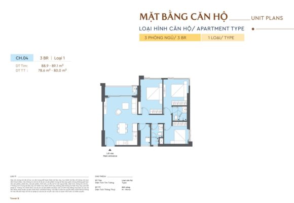 Mat Bang Can 3 Phong Ngu Vinhomes Galaxy 1536x1060